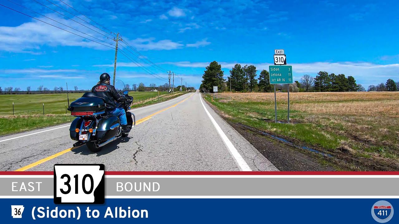 Arkansas Highway 310: Sidon to Albion
