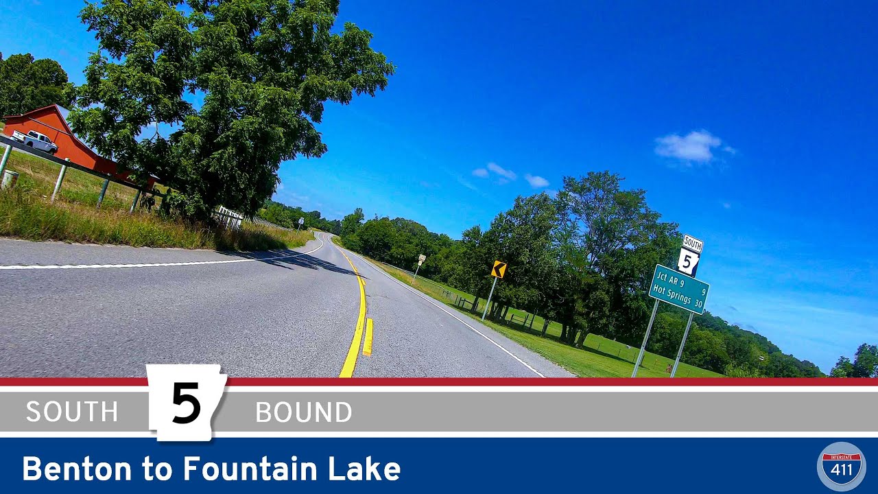 Arkansas Highway 5: Benton to Fountain Lake