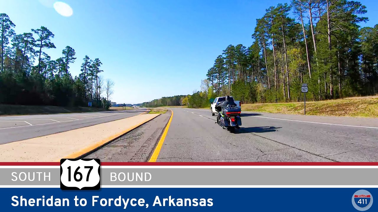 U.S. Route 167: Sheridan to Fordyce – Arkansas