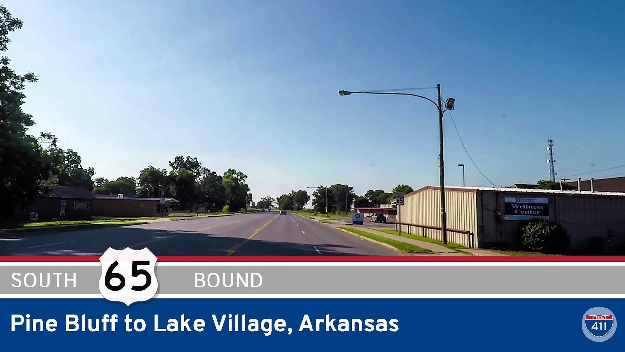 U.S. Highway 65: Pine Bluff to Lake Village – Arkansas (Older Sped-Up Version)