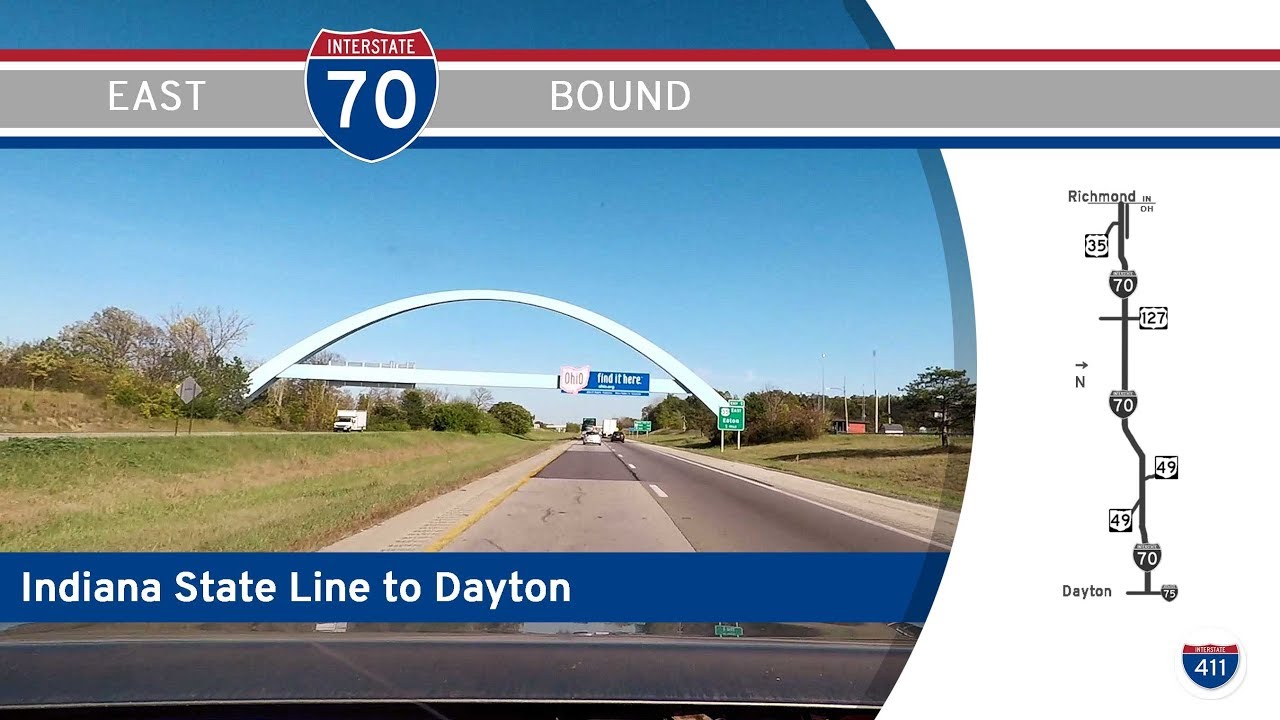 Interstate 70: Richmond Indiana to Dayton Ohio