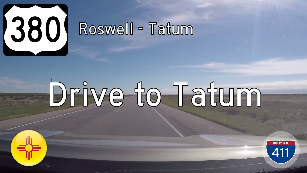 U.S. Route 380: Roswell to Tatum – New Mexico