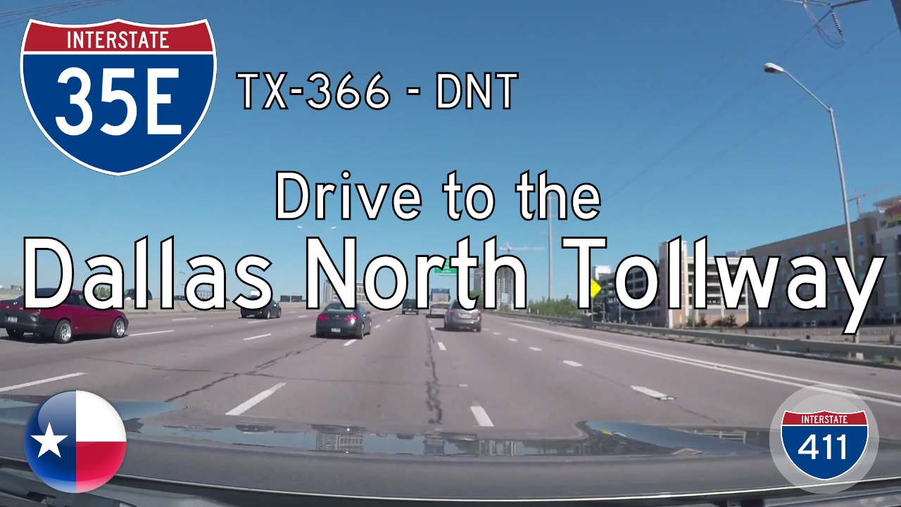 Interstate 35E: Northbound in Dallas – Texas