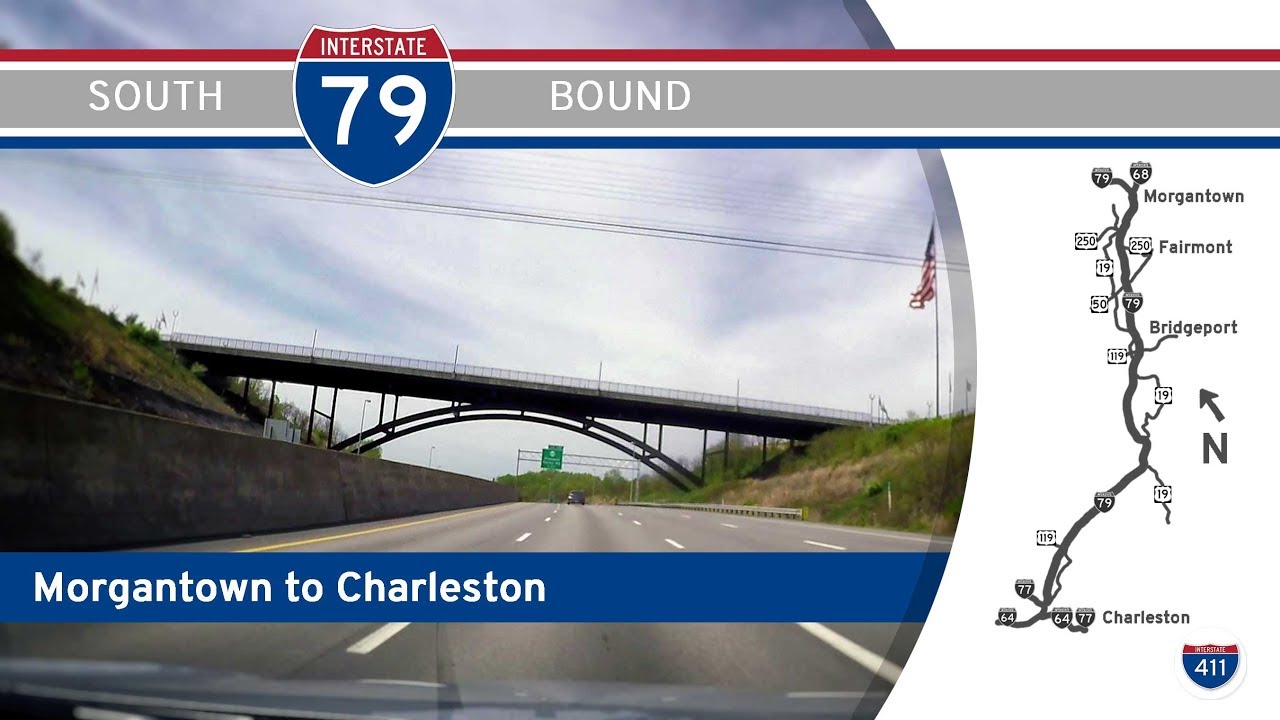 Interstate 79: Morgantown to Charleston – West Virginia