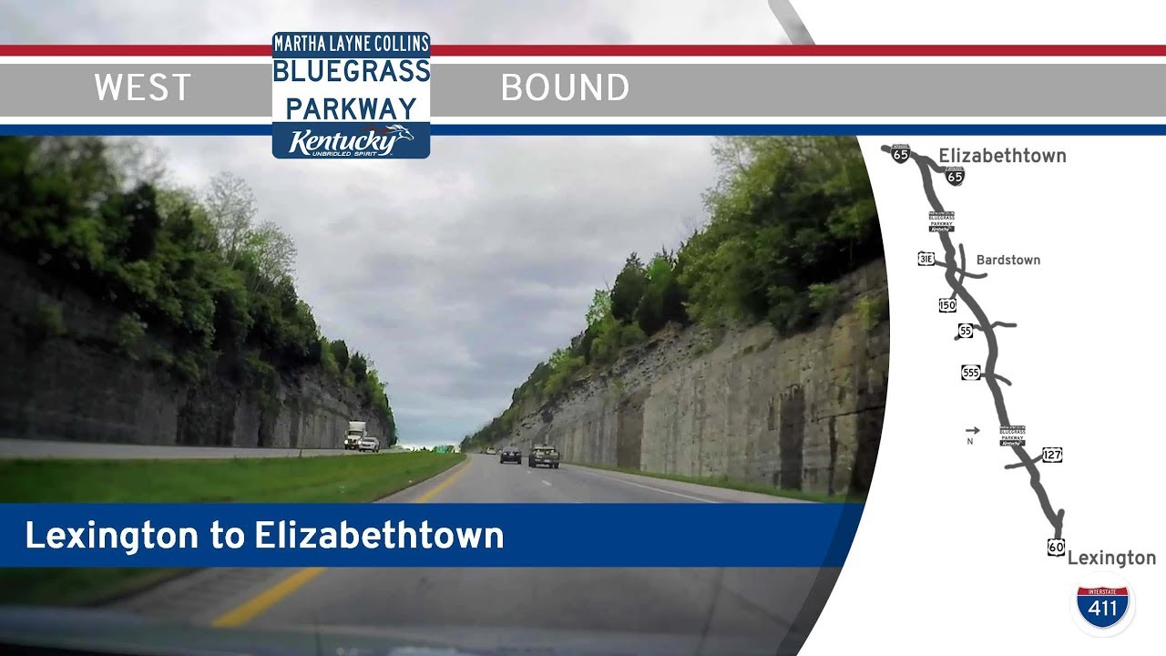Bluegrass Parkway: Lexington to Elizabethtown – Kentucky